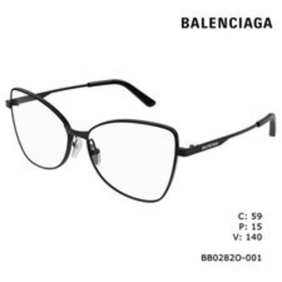 NWT Balenciaga BB0282o-001 Eyeglasses - Picture 1 of 1